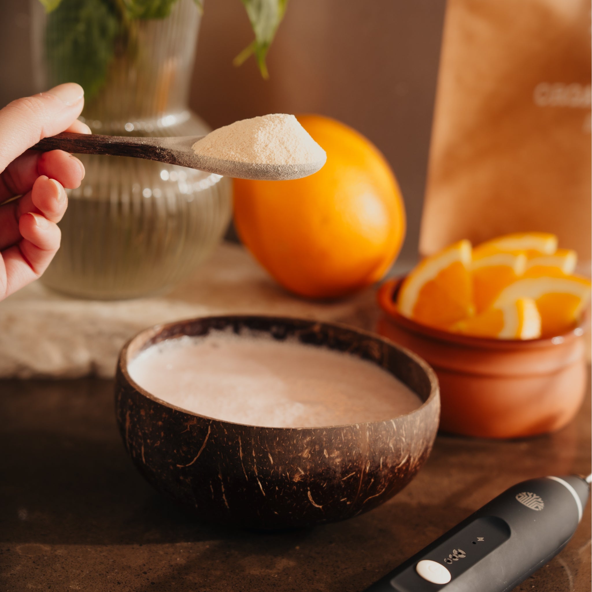 Coconut Bowl & Spoon Set