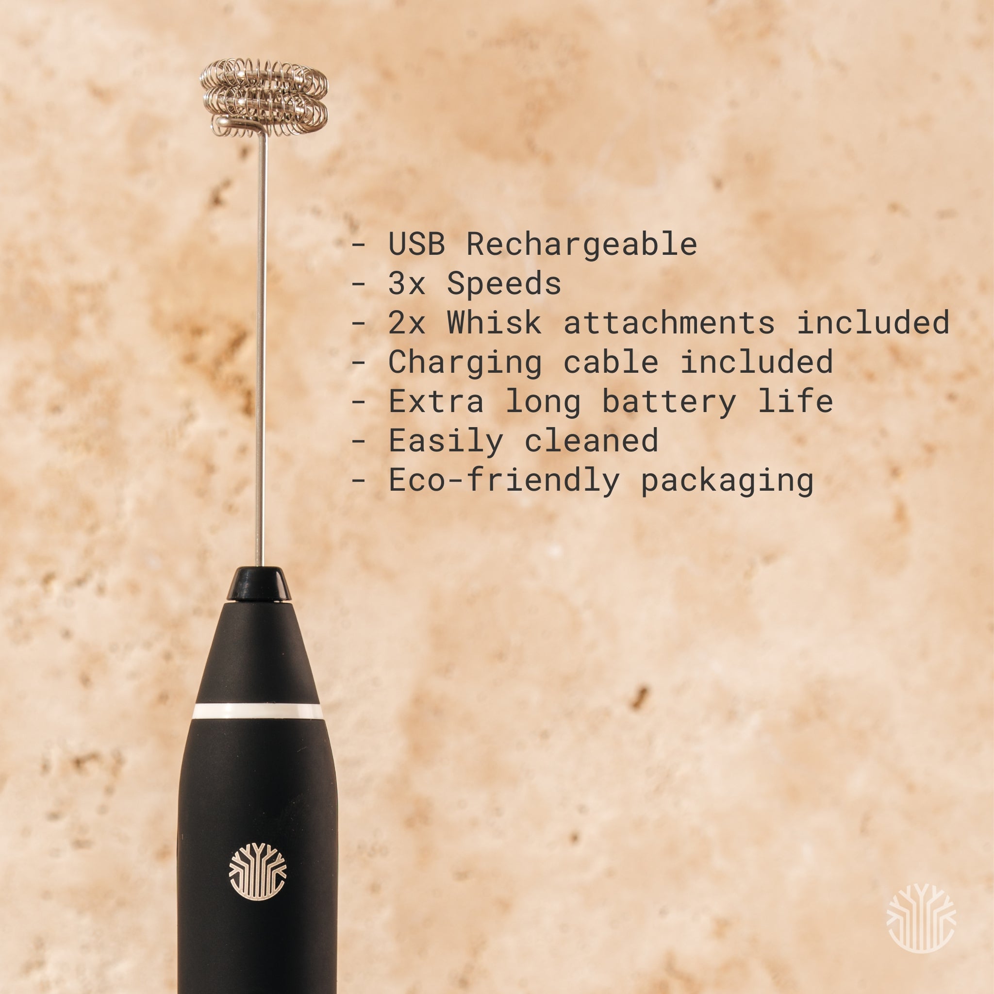 Rechargeable Handheld Frother