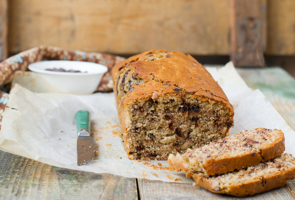 Vegan Chocolate Chip Baobab Banana Bread