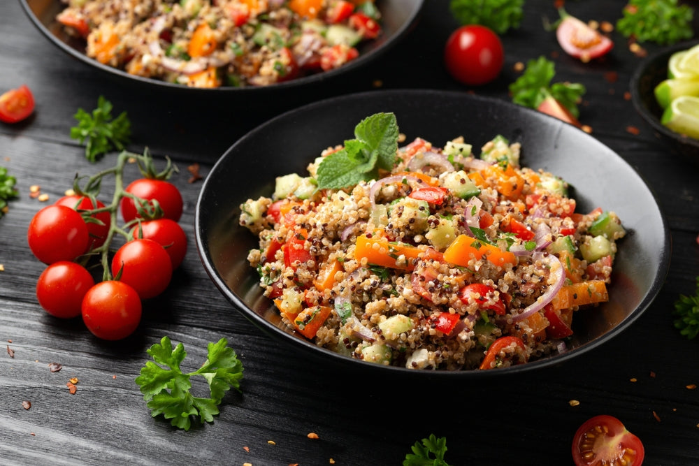 Red & White Quinoa Tabbouleh