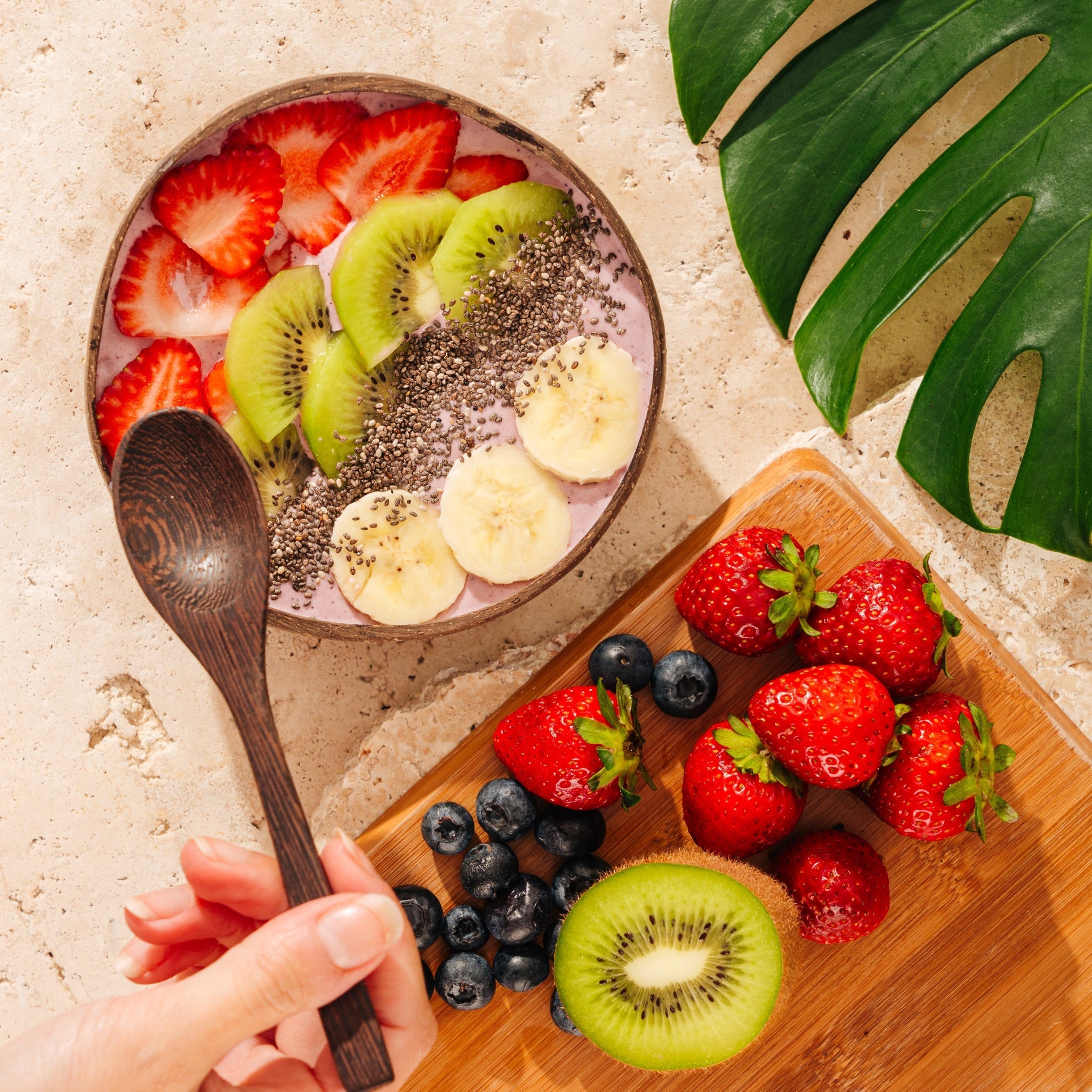 Coconut Bowl & Spoon Set