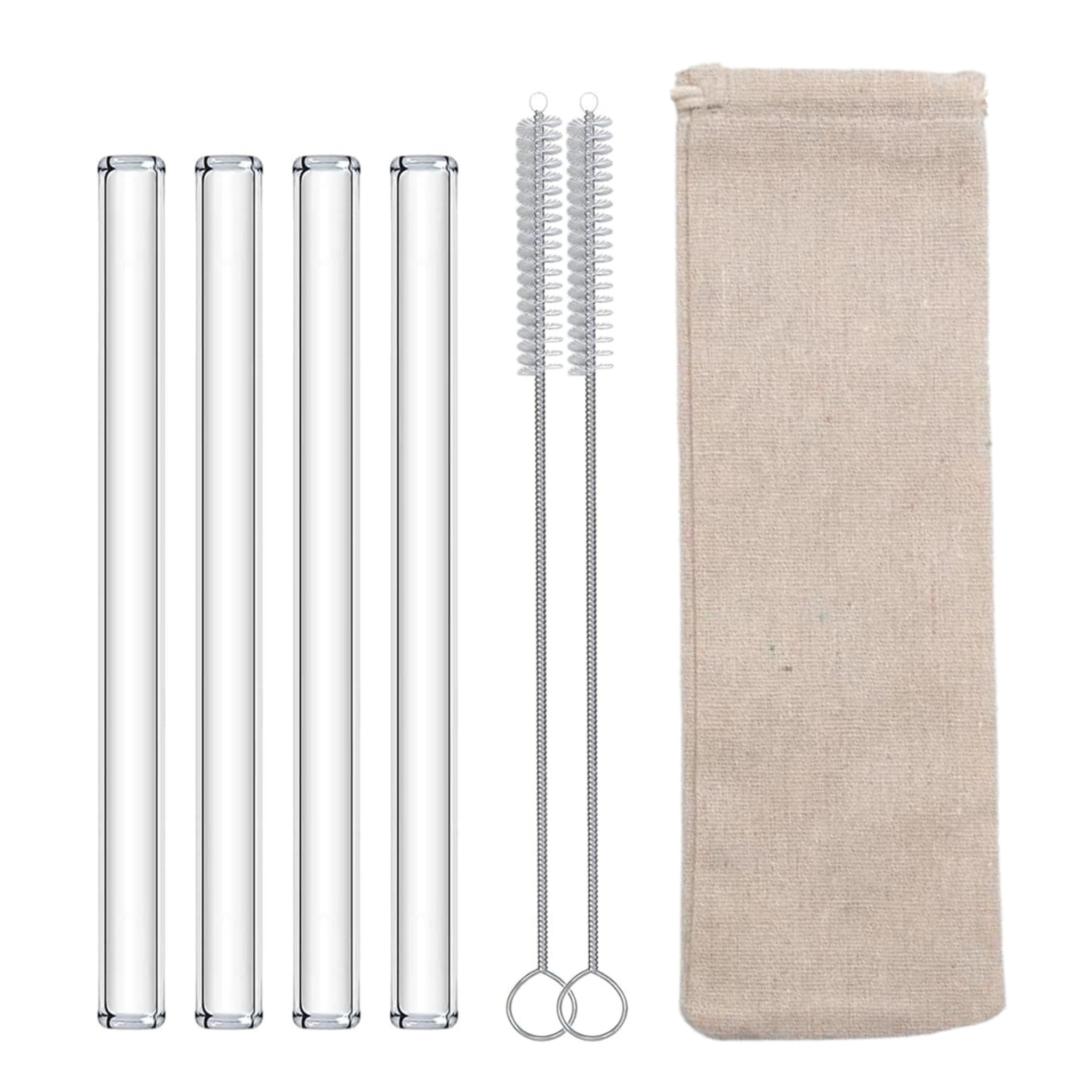 Glass Straw Set