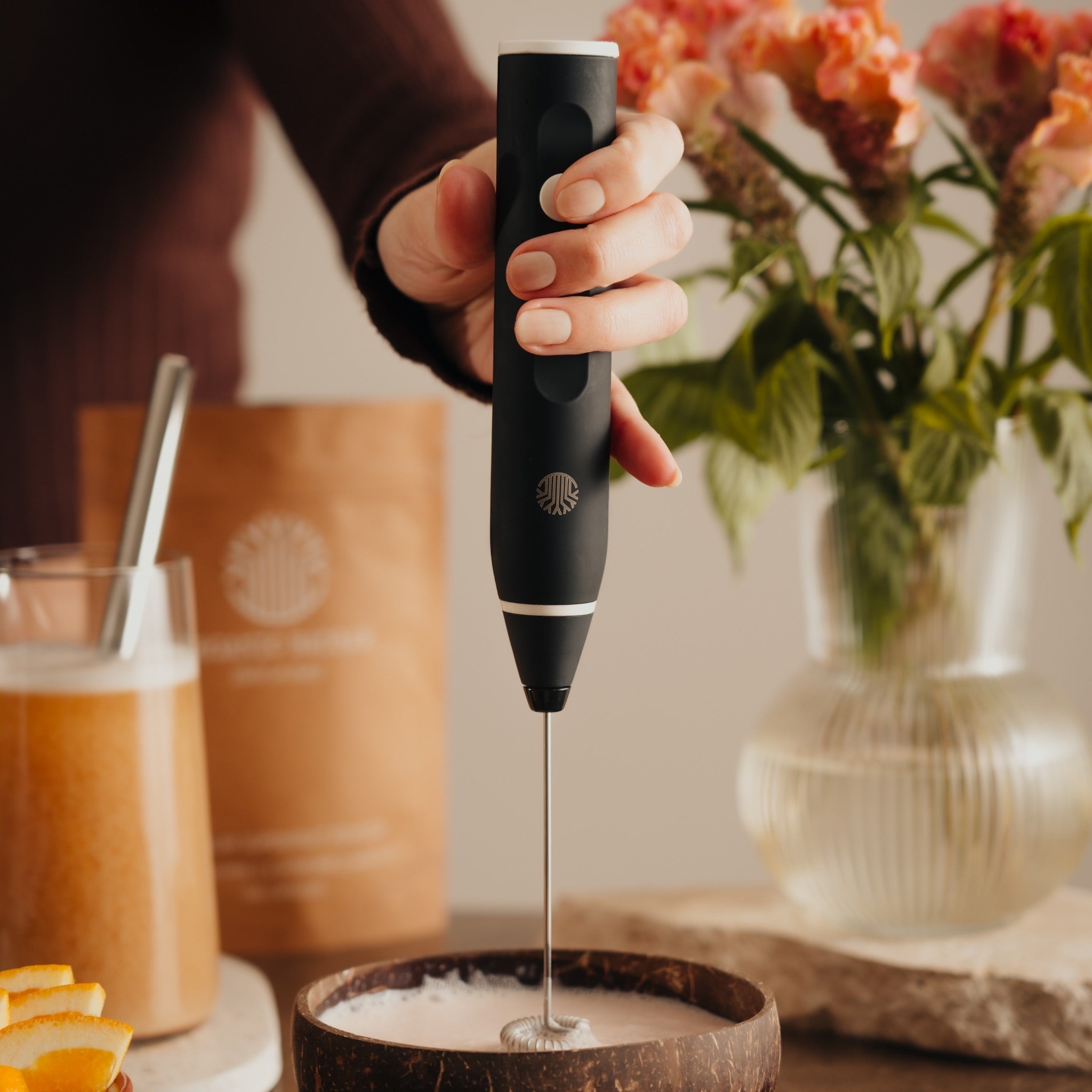 Rechargeable Handheld Frother